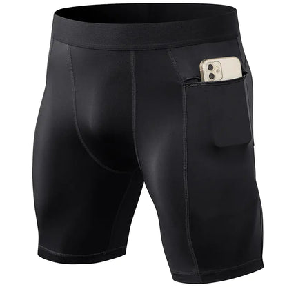 Men's Gym Shorts with Zipper Pockets