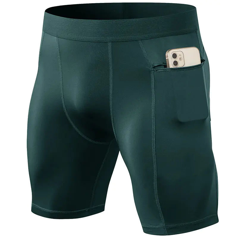 Men's Gym Shorts with Zipper Pockets
