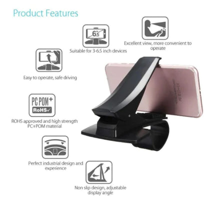 Car Dashboard Phone Mount for Navigation and Hands-Free