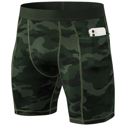 Men's Gym Shorts with Zipper Pockets