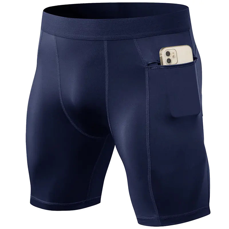 Men's Gym Shorts with Zipper Pockets