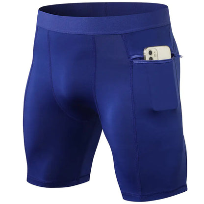 Men's Gym Shorts with Zipper Pockets
